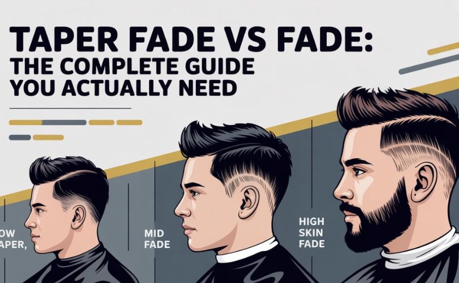 Taper Fade vs Fade: The Honest Guide Every Man Needs Before His Next Haircut