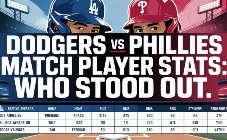 Dodgers vs Phillies Match Player Stats: The Full Story of the 2025 NLDS