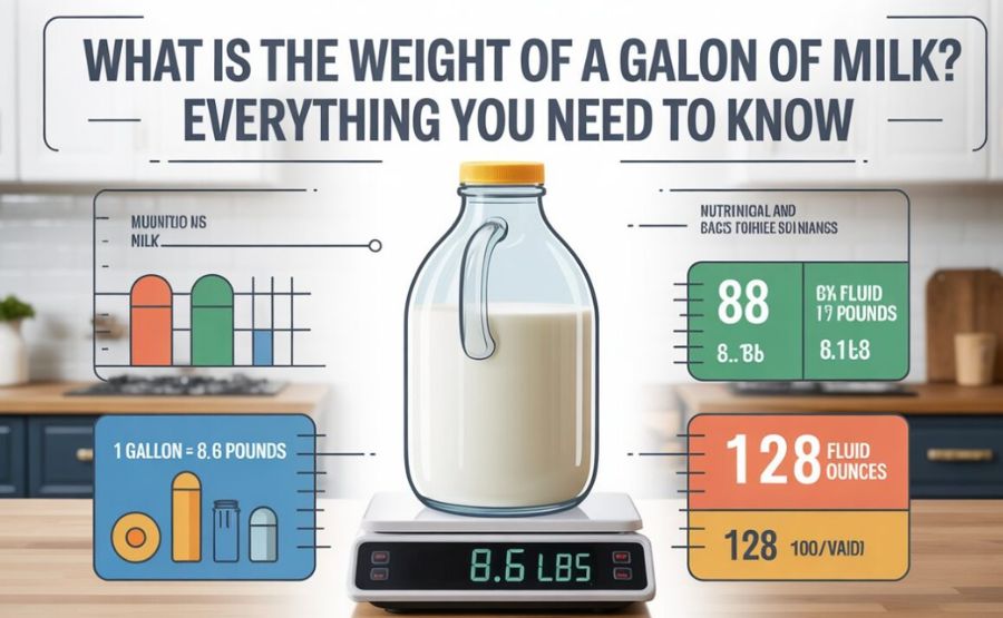 What Is the Weight of a Gallon of Milk? Everything You Need to Know