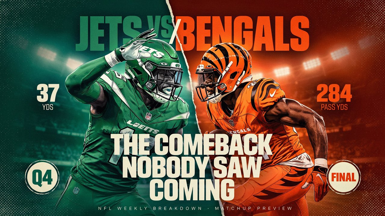 New York Jets VS Bengals Match Player Stats: The Comeback Nobody Saw Coming